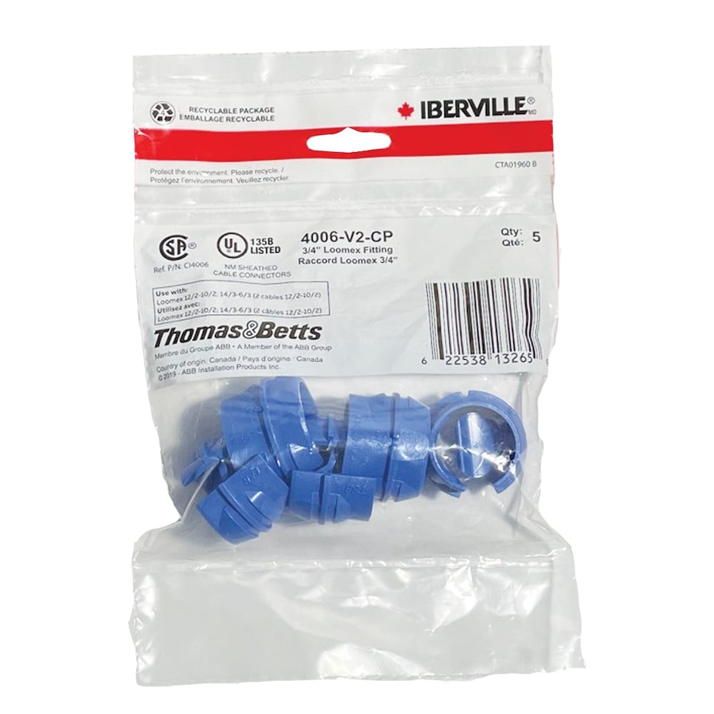Nonmetallic fitting 3/4 in. (Pack of 5 units)