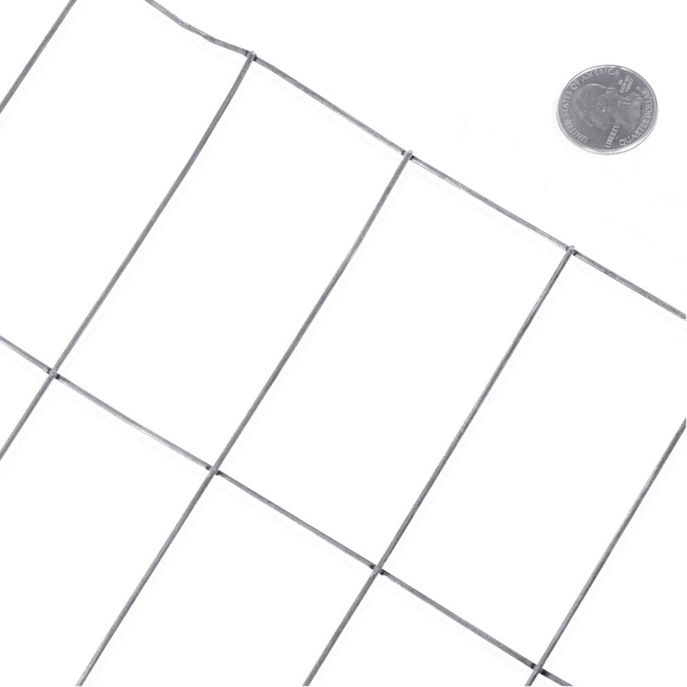 2 inch x 4 inch 5 ft. x 100 ft. 12.5-Gauge Galvanized Welded Fence