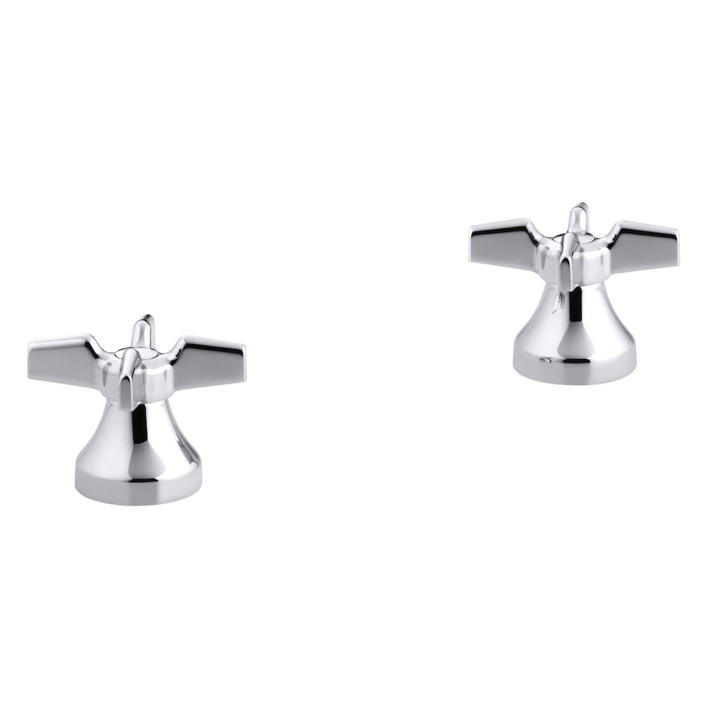 Poignées croisées pour robinet à base large