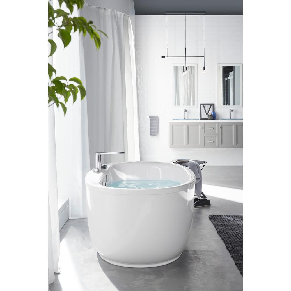 Robinet de bain à montage sur pont avec poignées à levier