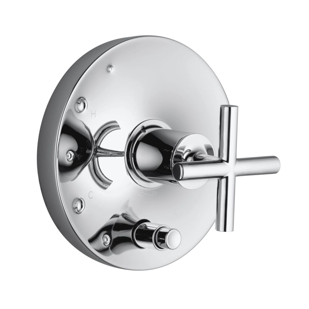 Poignée de baignoire/douche chromée