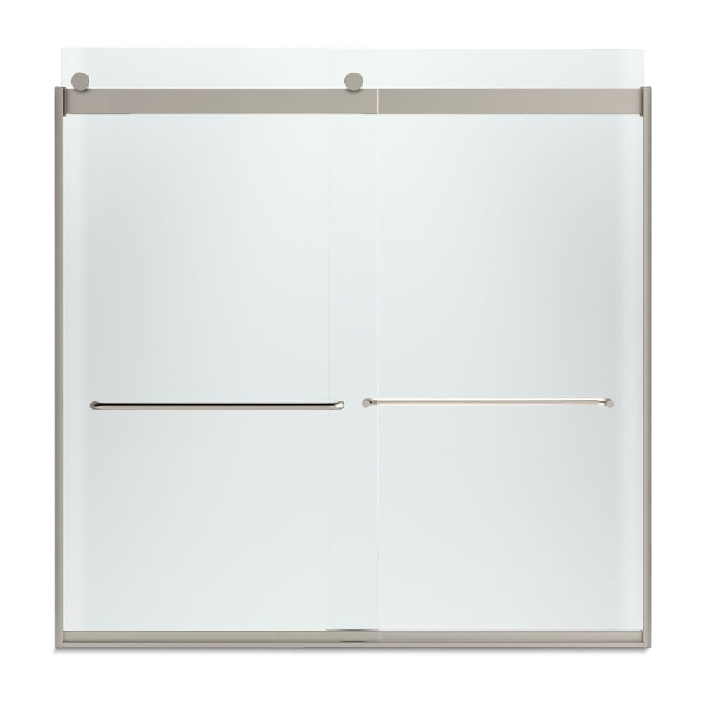 59.625-inch W X 59.75-inch H Frameless Bathtub Door