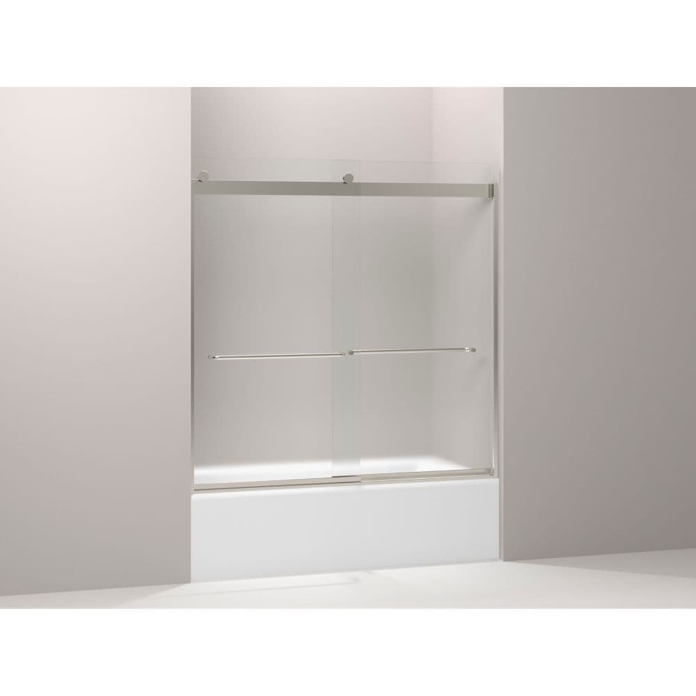 59.625-inch W X 59.75-inch H Frameless Bathtub Door