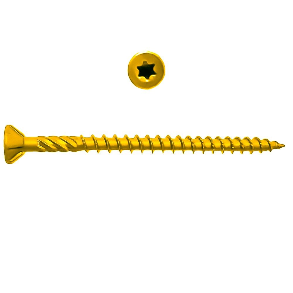 #8 x 3-inch Pro Construction Screws - 1000 pcs/box