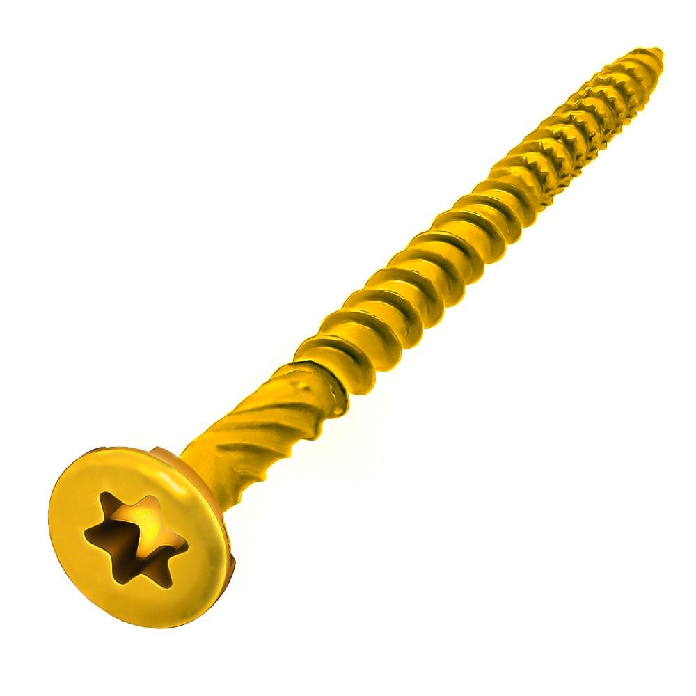 #8 x 3-inch Pro Construction Screws - 1000 pcs/box