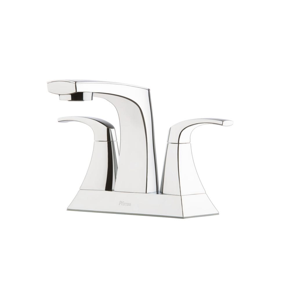 Karci 2-Handle 4-inch Centerset Chrome Bathroom Sink Faucet/Tap