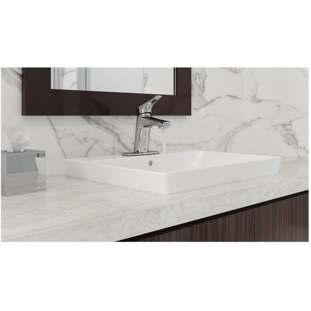 Robinet d'évier à poignée unique Ferris à 1 ou 3 trous en chrome poli