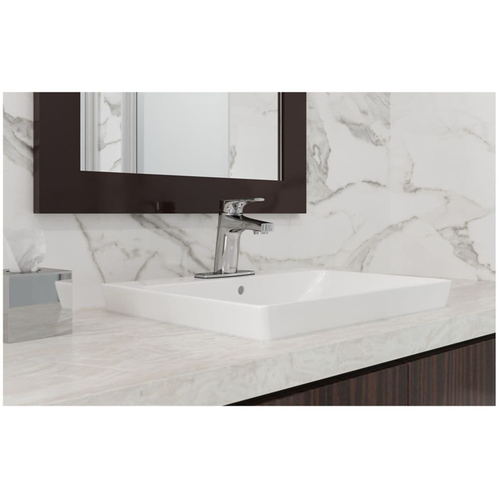 Robinet d'évier à poignée unique Ferris à 1 ou 3 trous en chrome poli