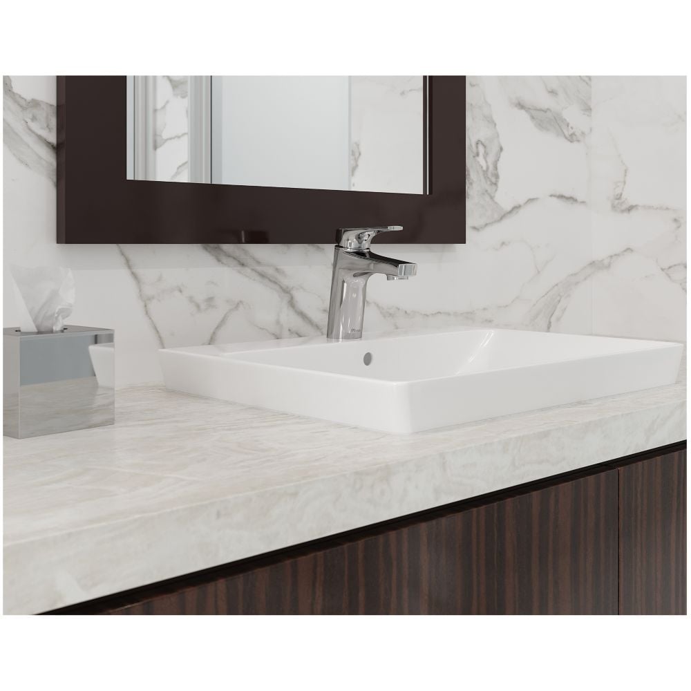 Robinet d'évier à poignée unique Ferris à 1 ou 3 trous en chrome poli