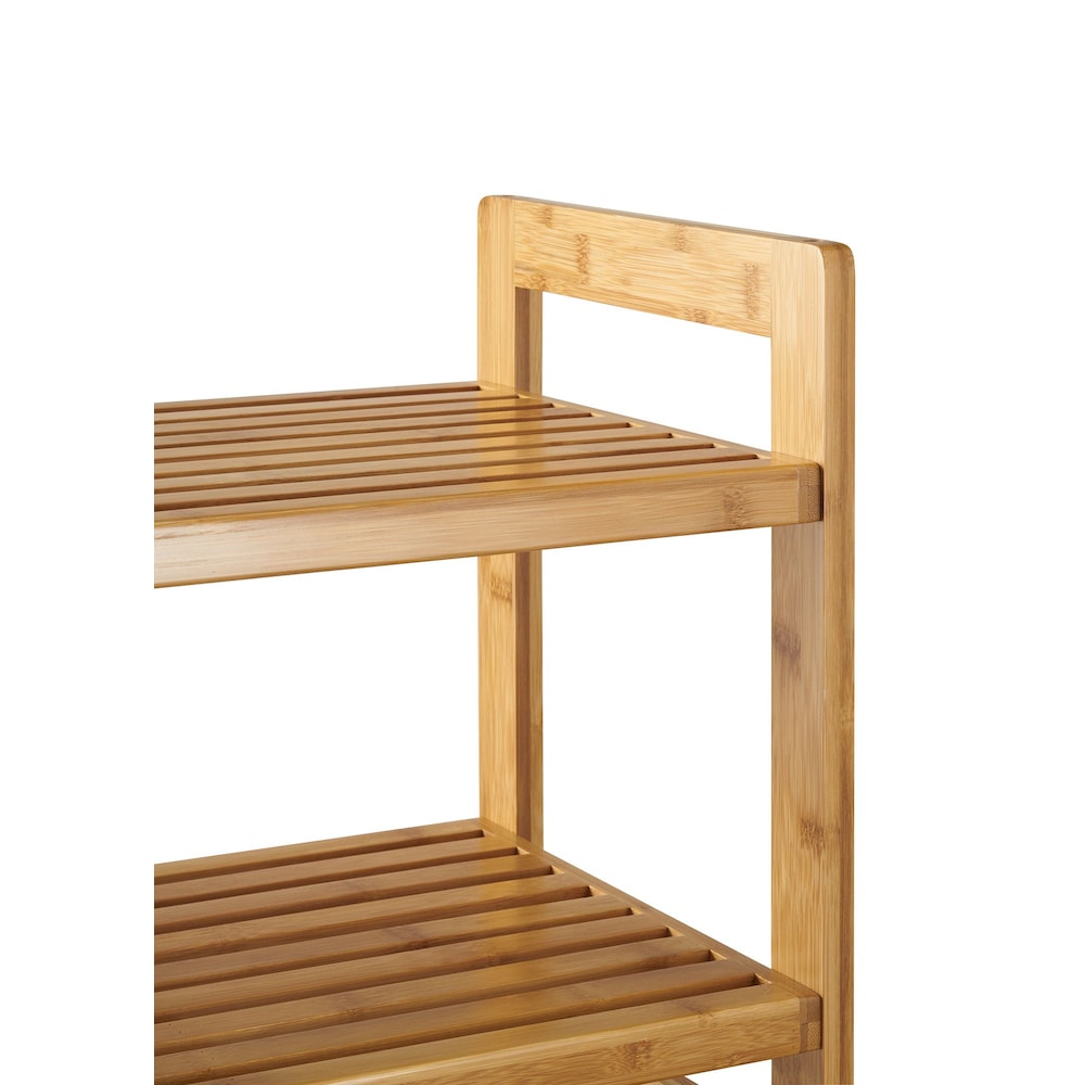 Bamboo Shoe Rack - (2 Pack)