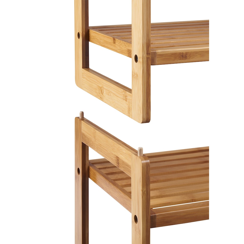 Bamboo Shoe Rack - (2 Pack)