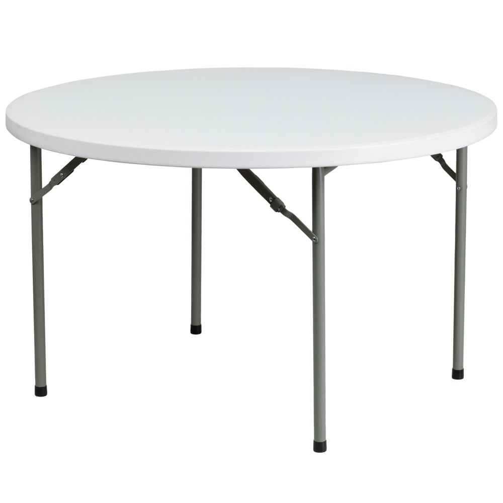 Table pliante en plastique blanc 48RD