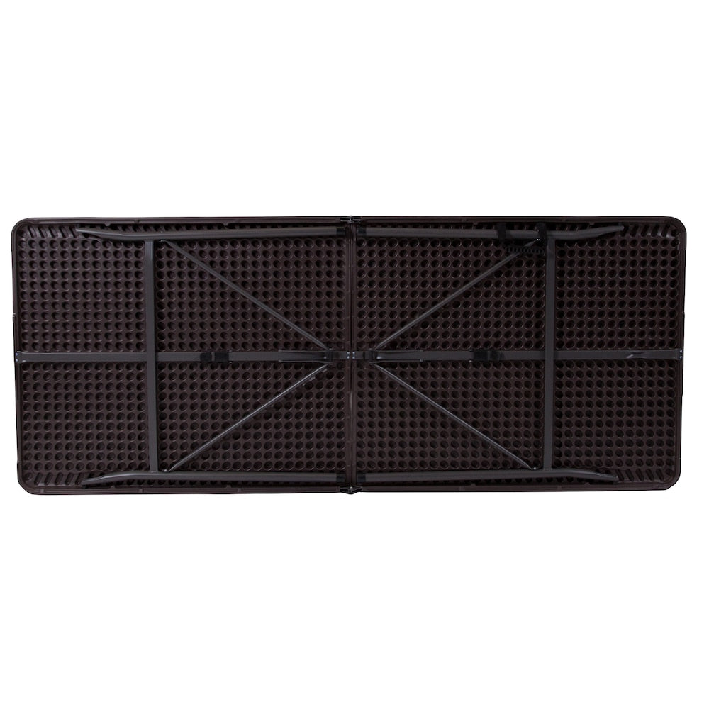 30x72 Brown Plastic Fold Table