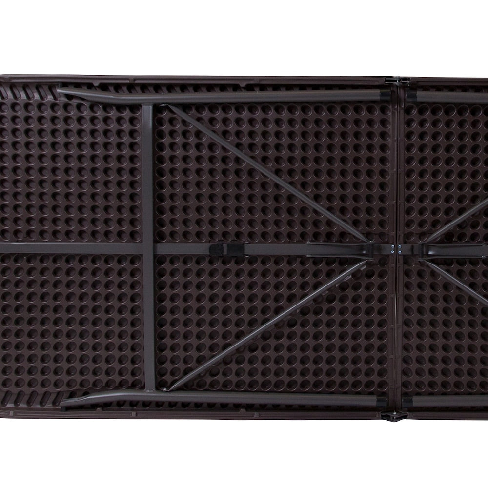 30x72 Brown Plastic Fold Table