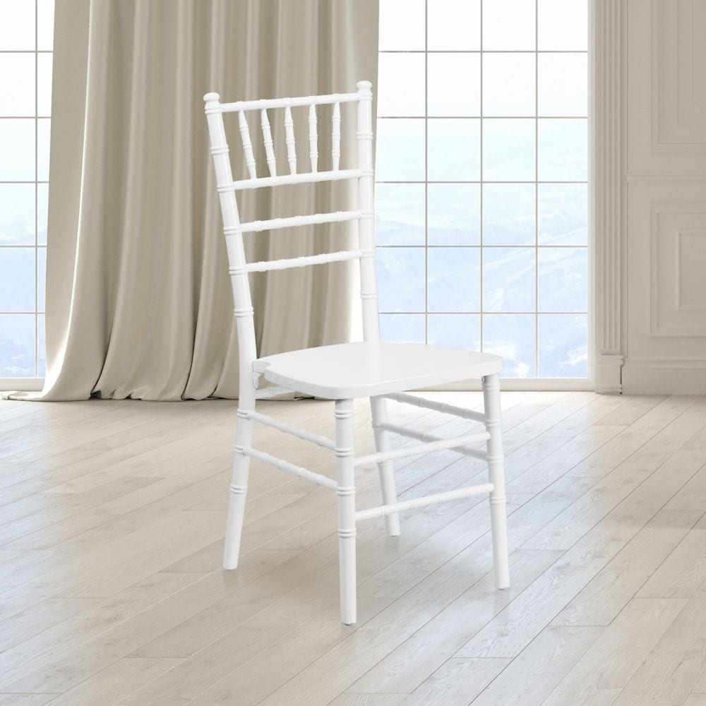 Chaise Chiavari en bois blanc