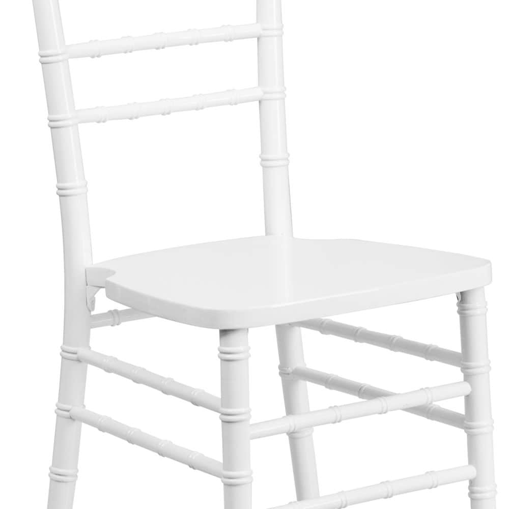 Chaise Chiavari en bois blanc