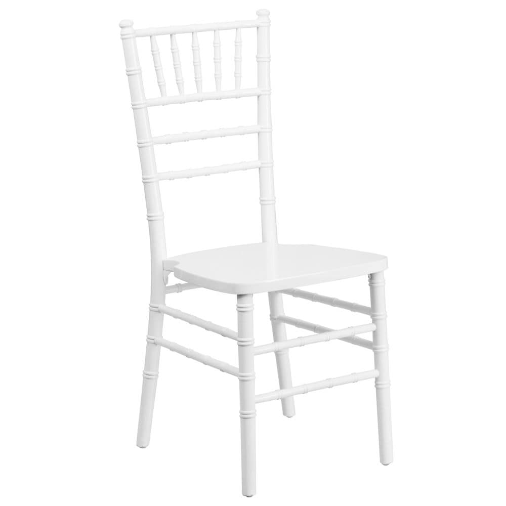 Chaise Chiavari en bois blanc