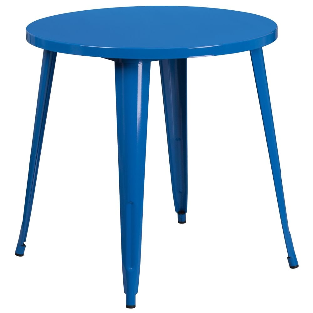 30RD Blue Metal Table