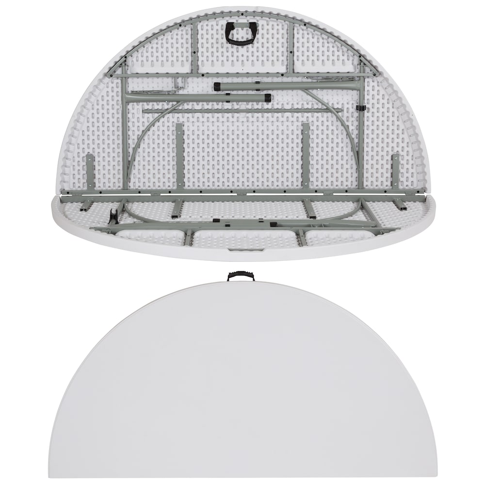 72RD White Bi-Fold Table