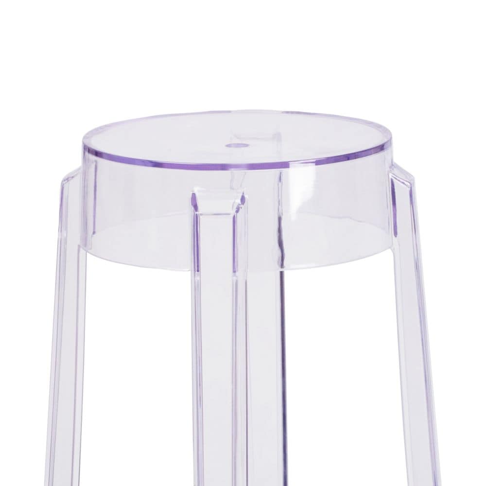 29.75"H Transparent Barstool