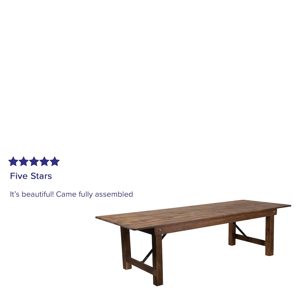 9'x40" Folding Farm Table