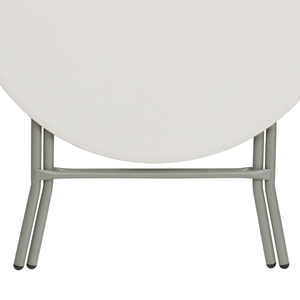 32RD White Plastic Fold Table