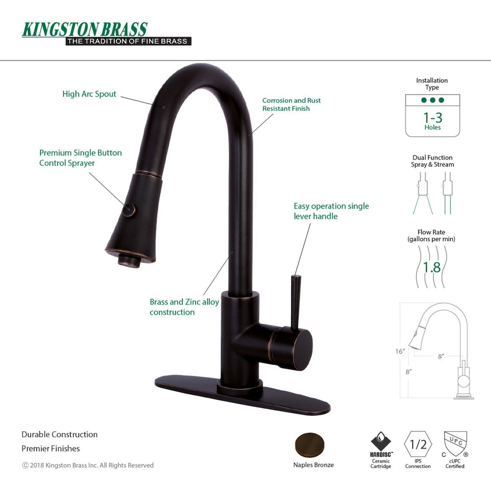 Classic Single-Handle Pull-Down Spra