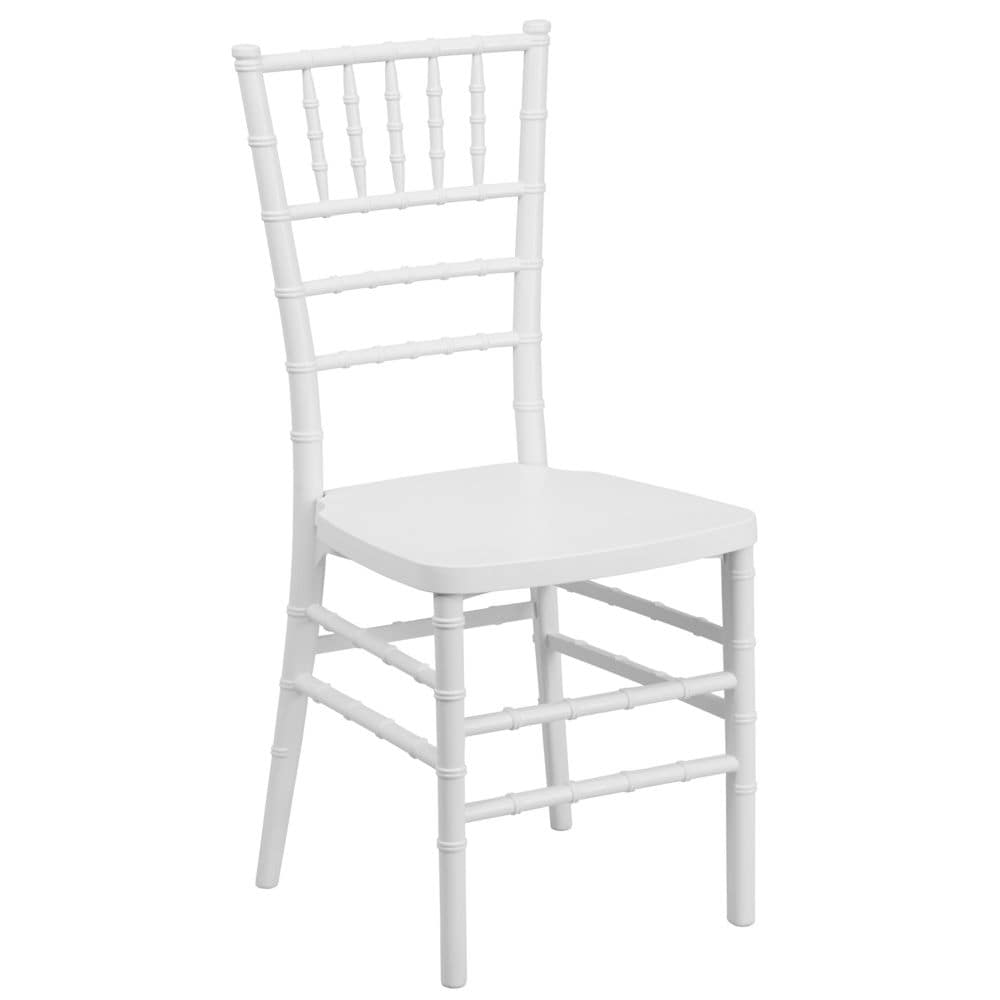 Chaise Chiavari en résine blanche