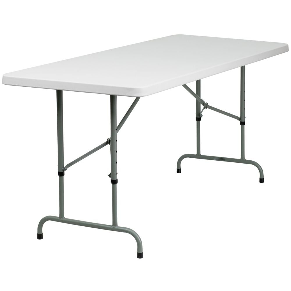 30x72 White Plastic Fold Table