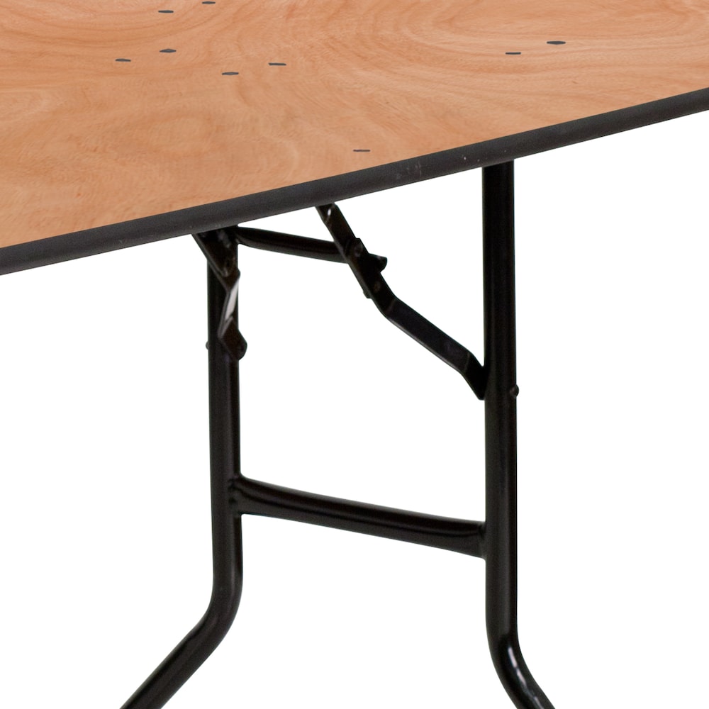 60HLF-RD Wood Fold Table