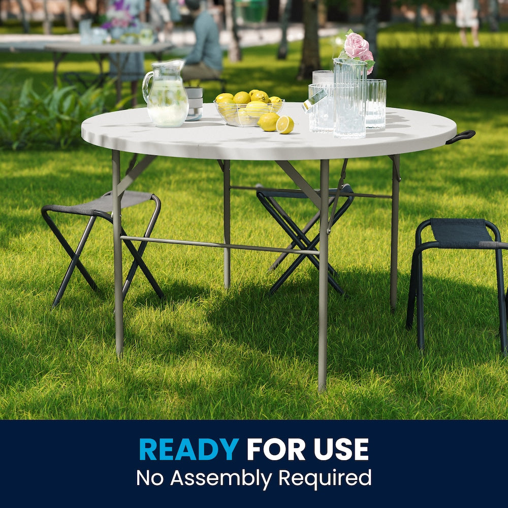 Table pliante blanche 48RD