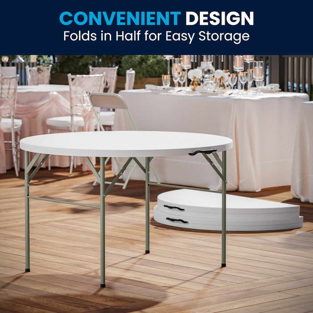 Table pliante blanche 48RD