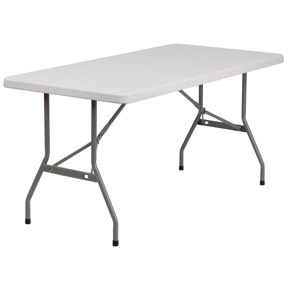 30x60 White Plastic Fold Table
