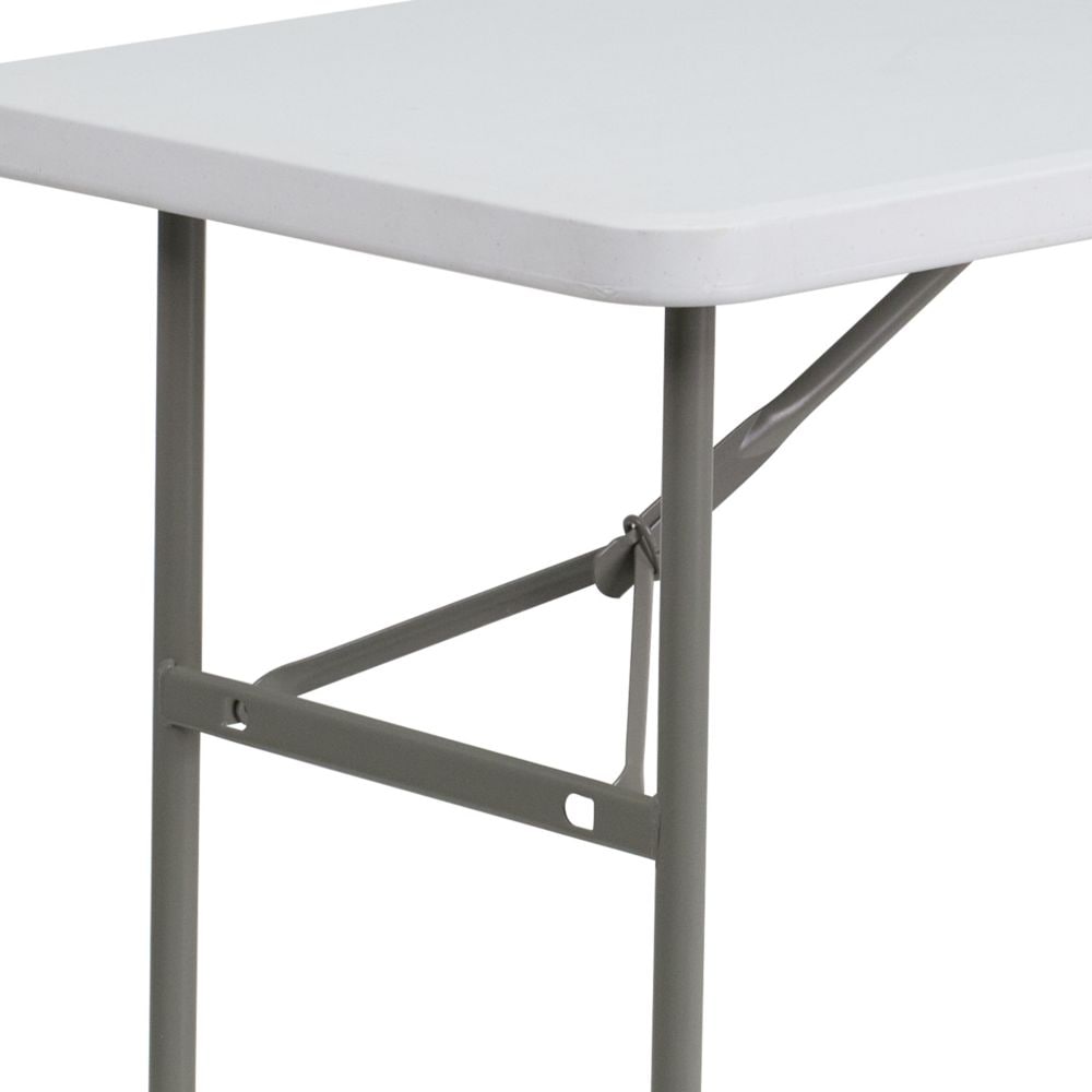 24x48 White Plastic Fold Table