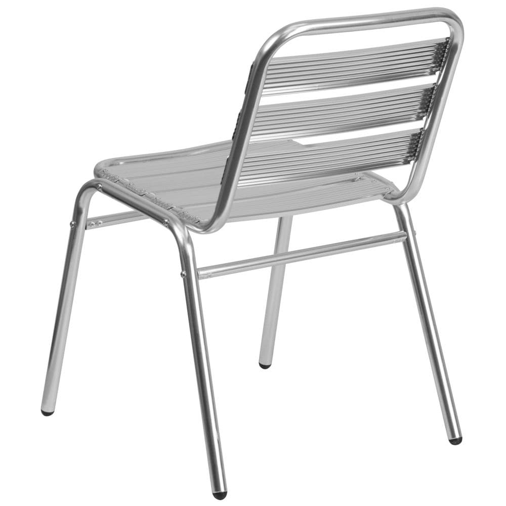 Aluminum Slat Back Chair