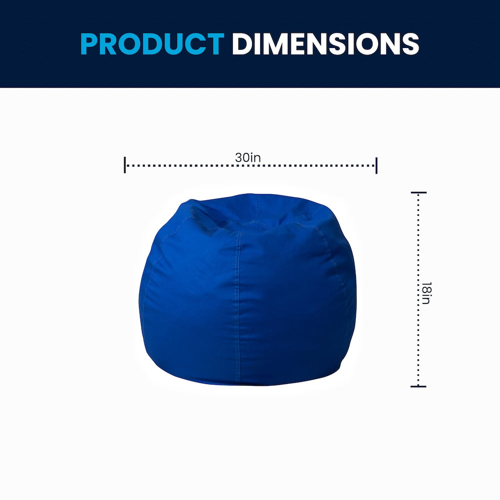 Royal Blue Bean Bag Chair