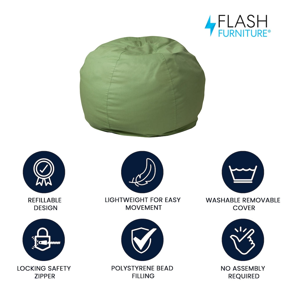 Green Bean Bag Chair