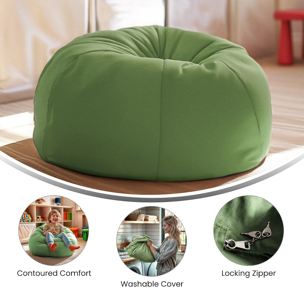 Green Bean Bag Chair
