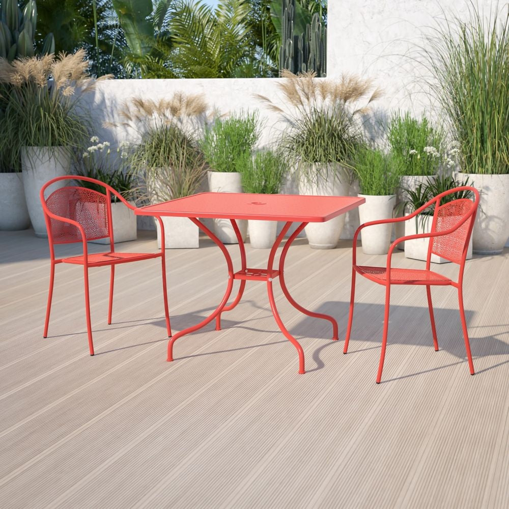 35.5SQ Coral Patio Table