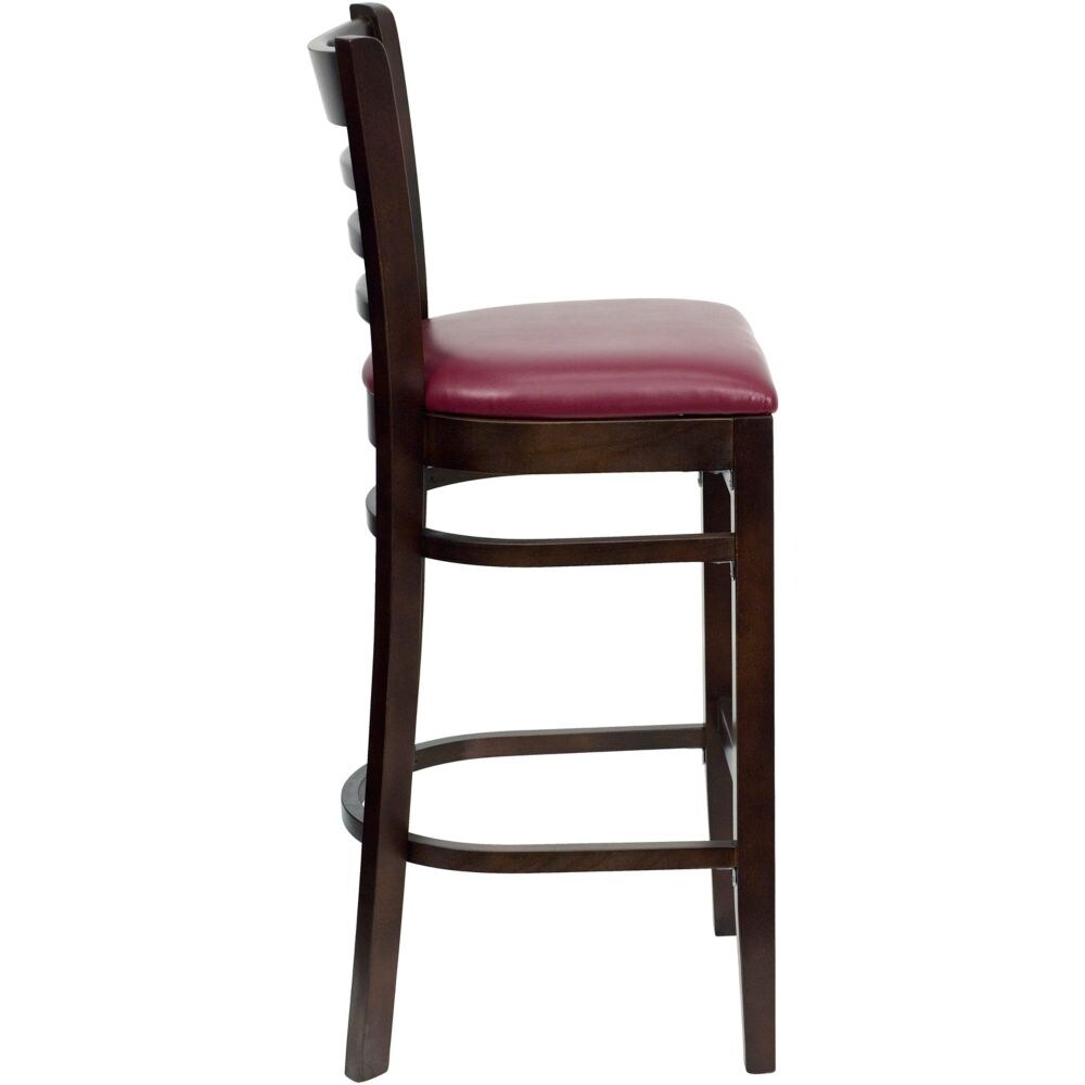 Tabouret en bois de noyer - Burg Vinyl