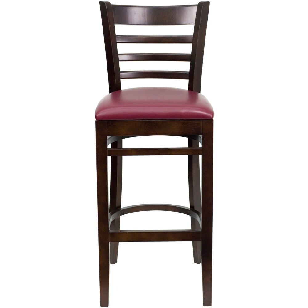 Tabouret en bois de noyer - Burg Vinyl