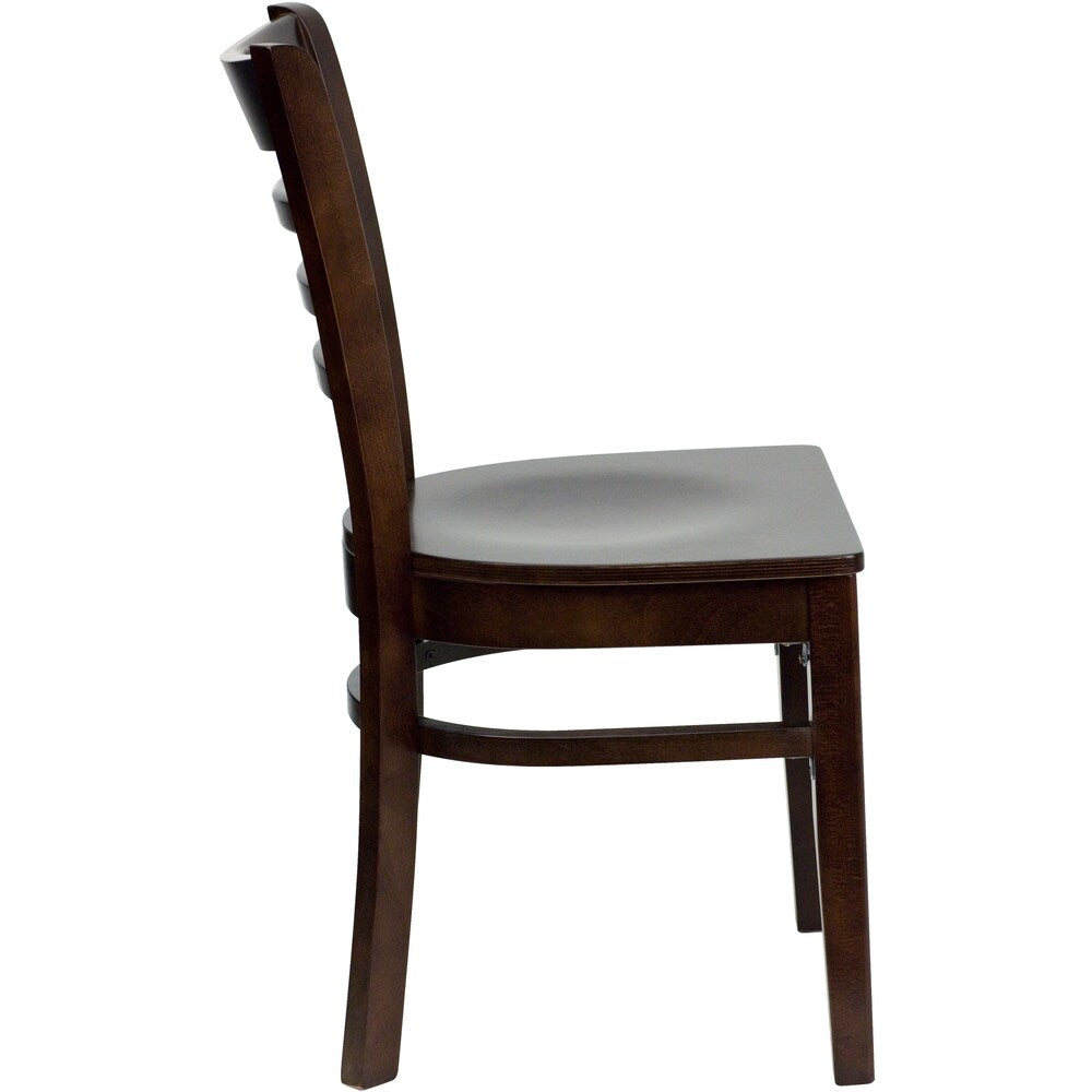 Chaise de salle à manger en bois de noyer