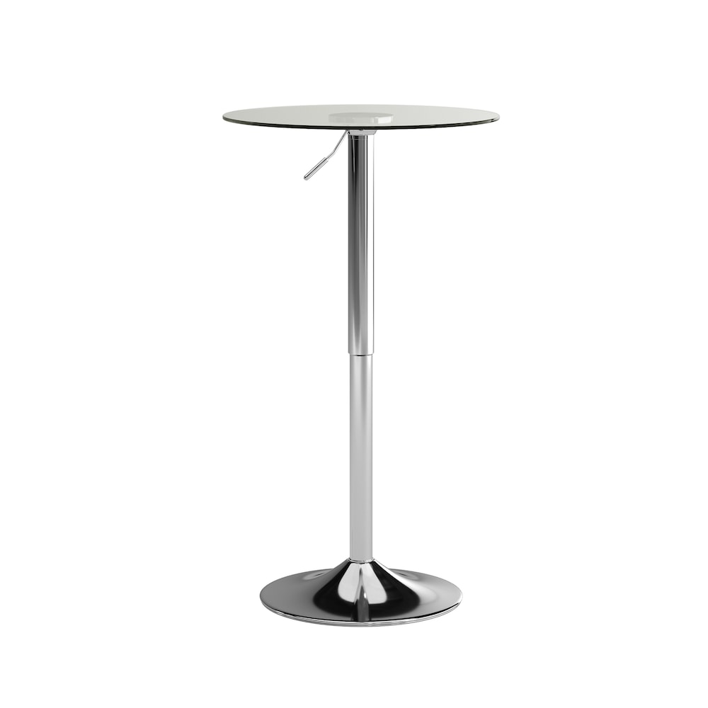 23.5RD Glass Adjustable Table