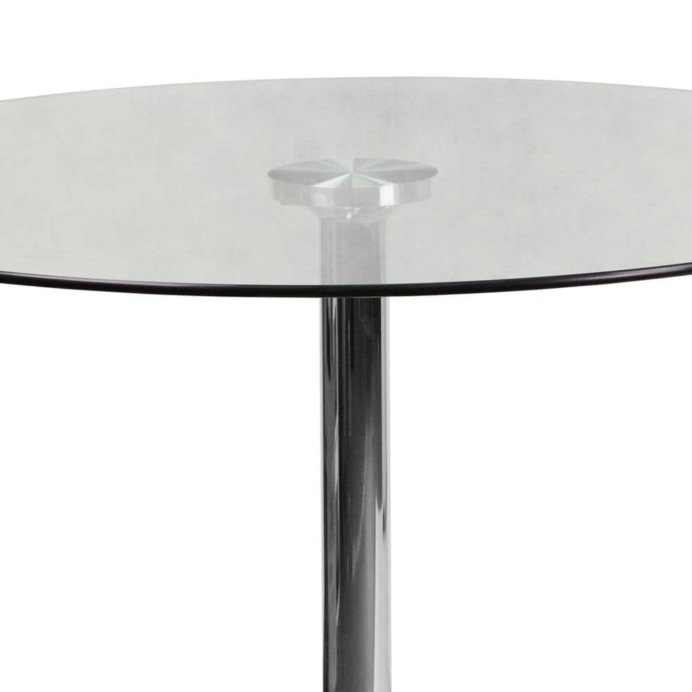 39.25RD Glass Table-29 Base