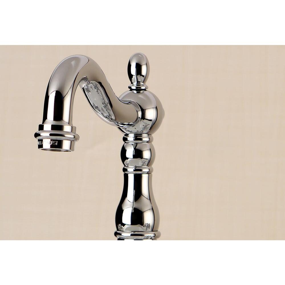 Victorian 8 in. Widespread 2-Handle High-Arc Bridge Bathroom Faucet in Polished Chrome