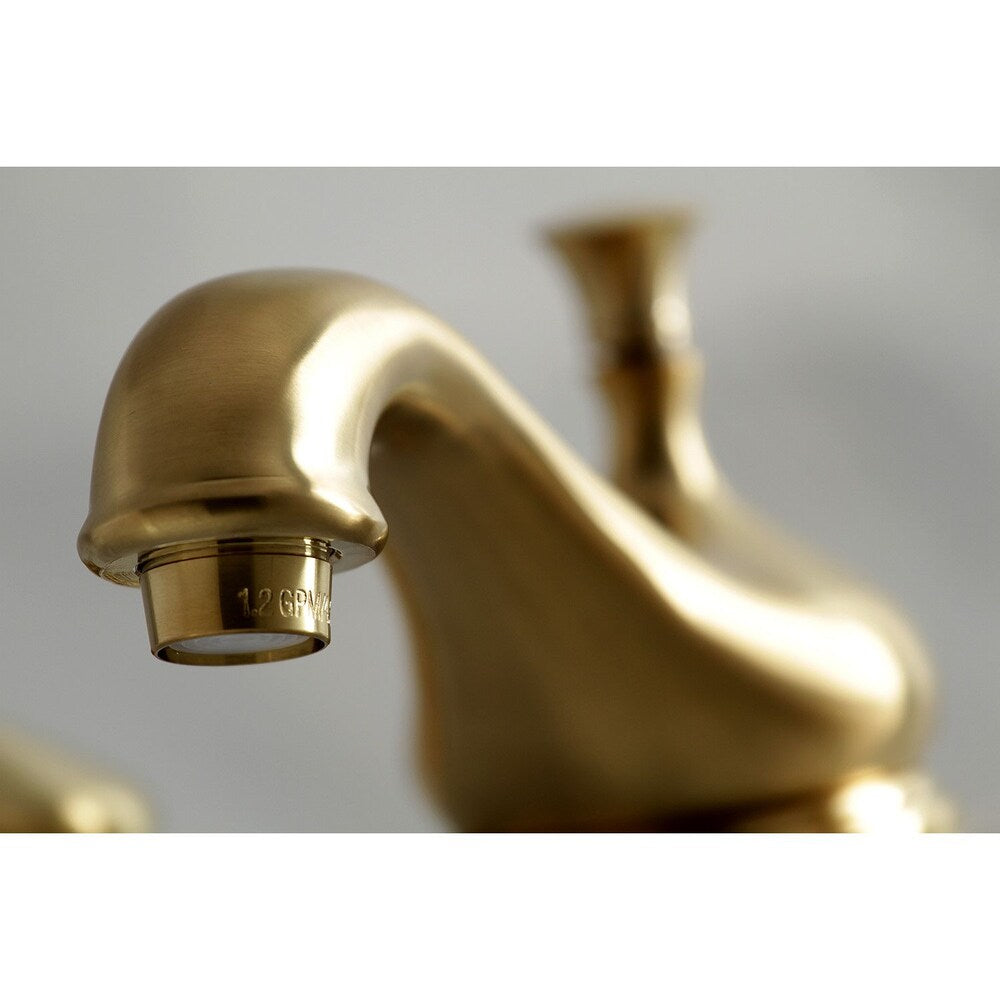 Classic 8 in. Widespread 2-Handle Bathroom Faucet in Satin Brass