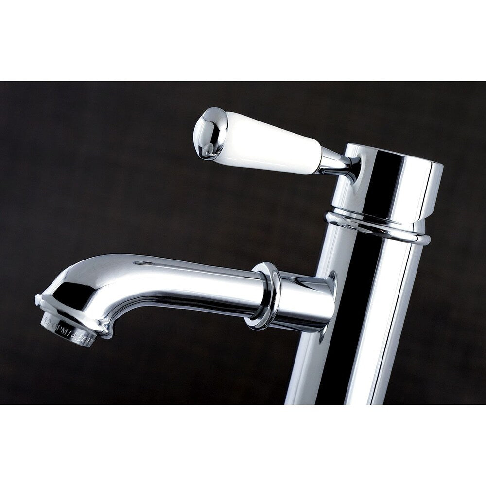 Robinet de salle de bain à poignée unique et trou unique Paris en chrome