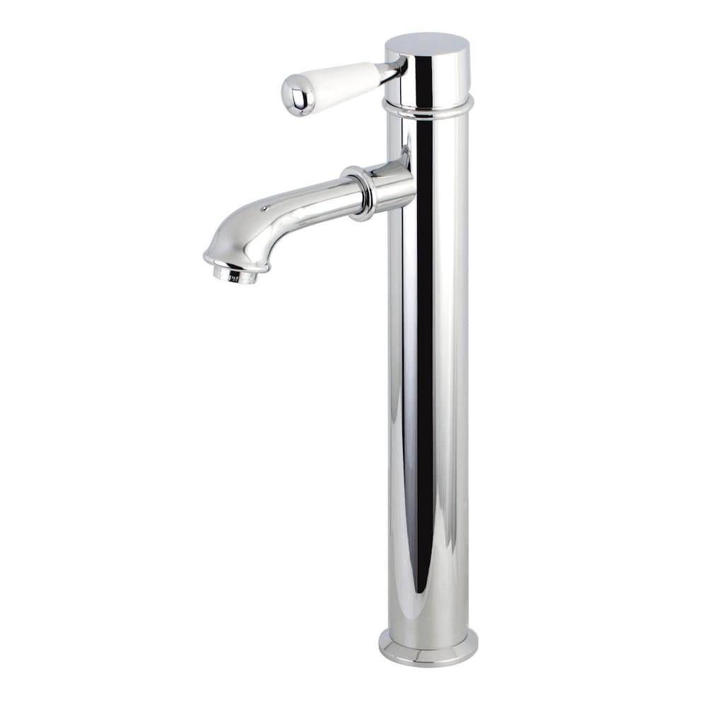 Robinet de salle de bain à poignée unique et trou unique Paris en chrome
