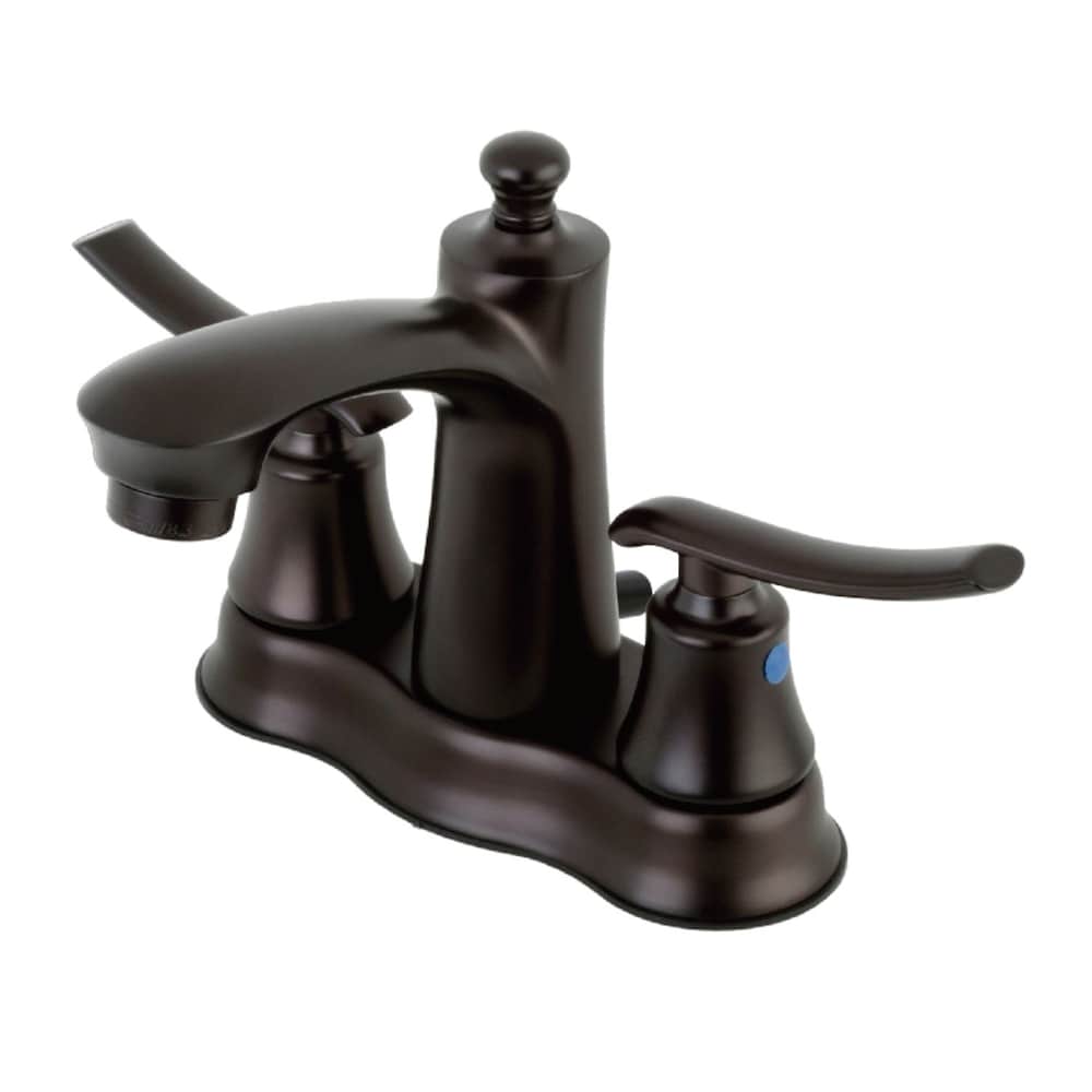 Euro 4 in. Centerset 2-Handle Bathroom Faucet in Oil Rubbed Bronze