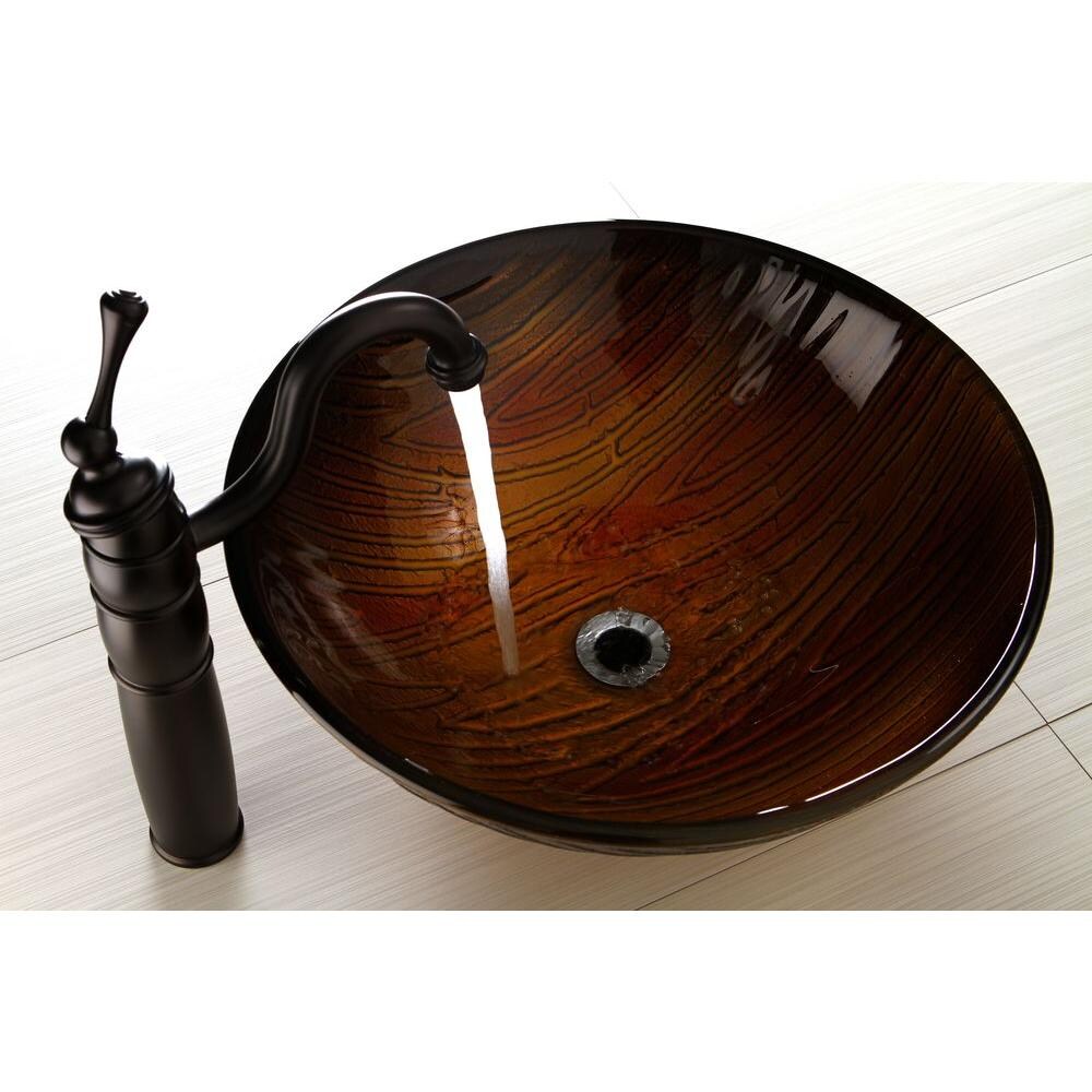 Victorian Single Hole Single-Handle High-Arc Vessel Bathroom Faucet in Oil Rubbed Bronze
